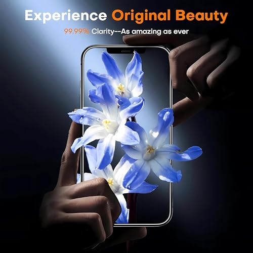 Image of OHAYO Tempered Glass Screen Protector Compatible with iPhone X - 9H Hardness, HD Clear, Anti-Scratch, Bubble-Free Installation, Case Friendly Protective Film