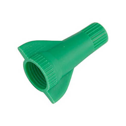 Gardner Bender 25-095 GreenGard, Green Grounding Connector, with High-Leverage, Easy-on Wing-type Design, #95, #14 - #10 AWG, (25 pk), Green