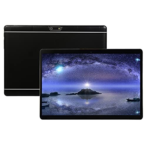 10 inch Android Tablet PC, Android OS 9.0, 4 GB RAM, 64 GB Storage, 1.5 GHz Octa Core Processor, 1280 x 800 IPS HD Touch-Screen, Dual SIM Card Slots, Call Tablet (Black)