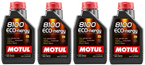 Motul 8100 Eco-Nergy 5W30 - Aceite de motor totalmente sintético (4 L)