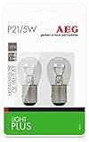 AEG Automotive 97275 Glühlampe Light Plus P21/5W, 2er Set