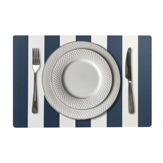 Jogo Americano Navy Padrão Alto