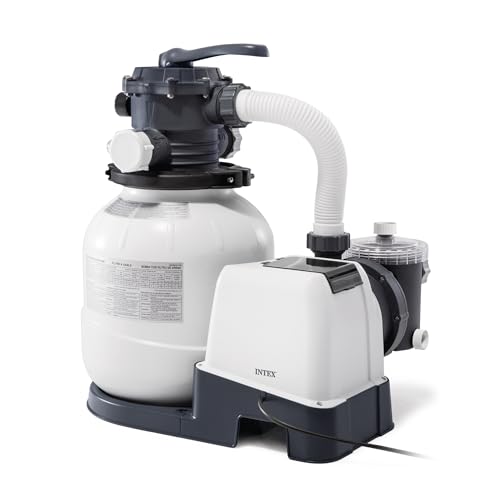 INTEX 2,100 GPH Krystal Clear Sand Filter Pump for Above Gro...