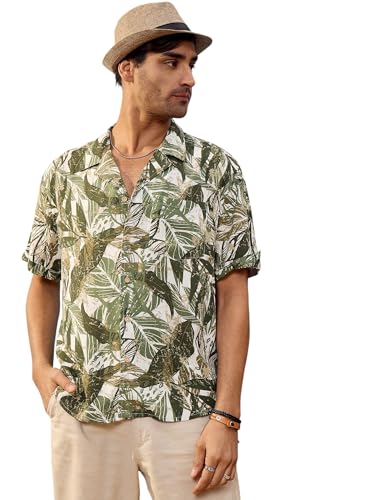 Image of MASCLN Sassafras Men's Printed Relaxed Fit Shirt