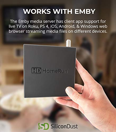 SiliconDust HDHomeRun Connect Duo 2-Tuner LiveTV for Cord Cutters (HDHR5-2US) (Renewed)