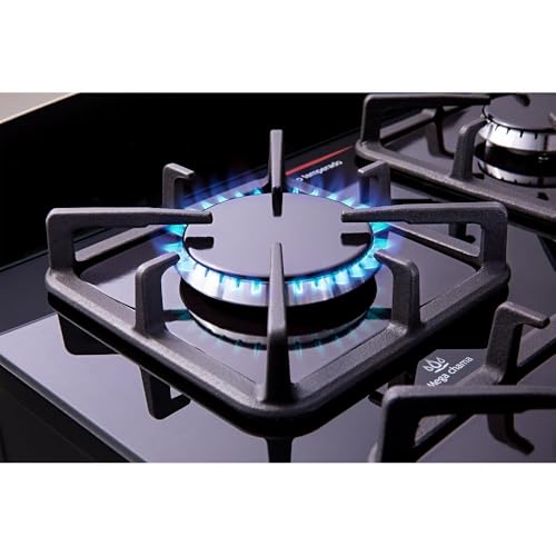 Fogão 4 Bocas Preto com Mesa de Vidro Dako Diplomata Bivolt