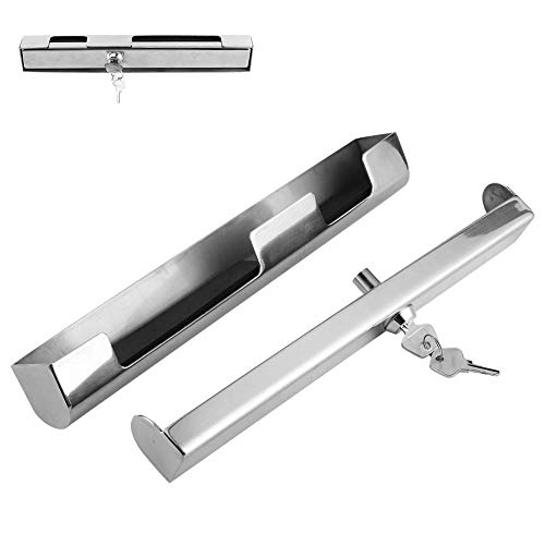 Außenborder Motorschloss Marine Außenbordmotorschloss Schloss für Außenborder Marine Außenbordmotor Motorschloss mit 2 Schlüsseln High 8209 Sicherheit Edelstahl Hardware