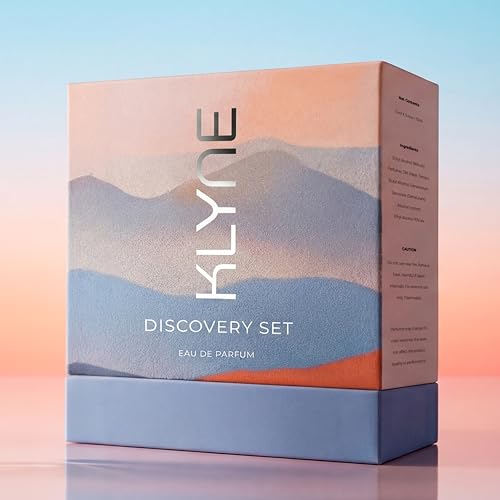 Image of KLYNE Discovery Set Eau De Parfum for Men & Women 15ML (5 x 3ML) | Long Lasting Unisex Perfume Gift Set | Mini Travel Size Fragrance Sampler | Luxury EDP Tester Collection with Fresh, Woody, Musky, Vanilla, Amber, Oud & Citrus Notes | Pocket Perfume Set for Regular Use