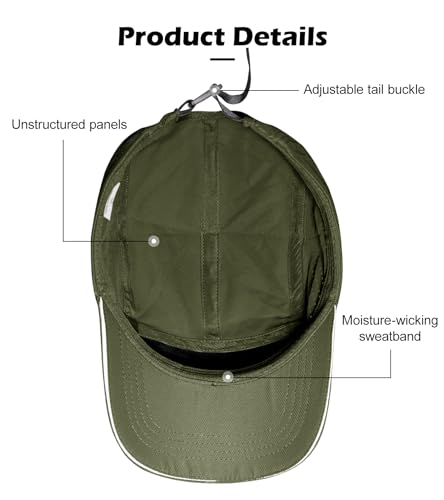 Image of XL XXL Hat Mens Big Head, Performance Golf Hat for Men Women Water-Resistant Sun Hat Adjustable Summer Sport Cap Outwork