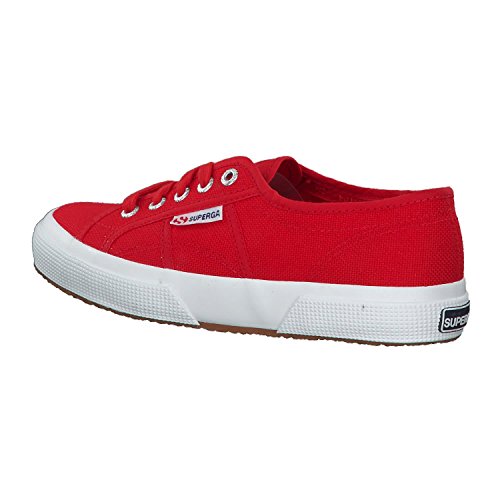 Image of Superga Unisex Cotu Classic Trainers Trainers, Red White, 10 UK
