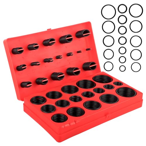 419 Pièces Joint Torique Caoutchouc Rondelle Joints Toriques D'Etanchéité Joint Plomberie Rubber O Rings Assortiment pour Injecteur Robinet Valves Voitures...