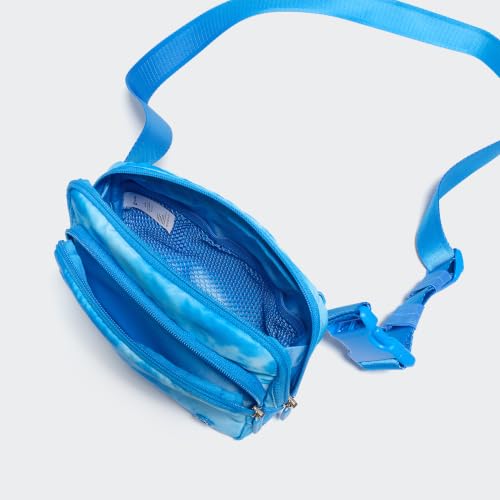 Image of Pander Nylon Crossbody Belt Bag with Excess Strap Keepers, 6-Pocket Adjustable Sling Fanny Pack for Travel and Everyday Carry, Cloud Blue