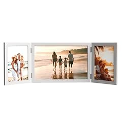 3 Holes White Photo Frame