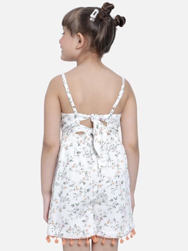 Image of Nautinati Girls Strappy Colourful Jumpsuit | Age 4-8 Years