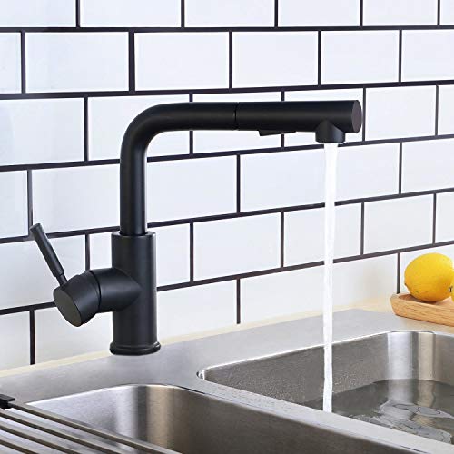 Hapilife-Grifo-Cocina-Extraible-Negro-Multifuncional-Grifo-para-Fregadero-con-Doble-Chorros-Antical-Giratorio-Grifos-de-Cocina