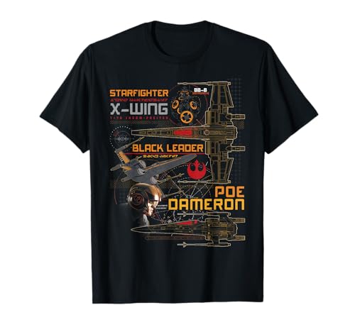 T-shirt Star Wars Poe Dameron X-Wing le cadeau parfait pour fan du Dernier Jedi