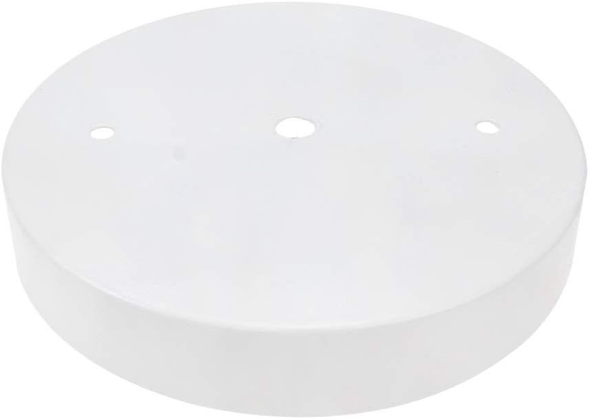 6 Inch Ceiling Canopy Light Kit 2 Sets with Hardware White, Ceiling Light Fixture Chandelier Mounting Bracket Base for Home Living Room Bedroom