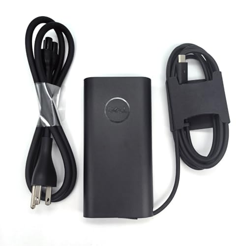 Dell Laptop Charger 90W Watt USB Type C GAN, Latitude 9330 9430 7430 5530 5531 7330 5431 5531 5330 7330 7530 AC Adapter, Black, LA90PM170 - image 1