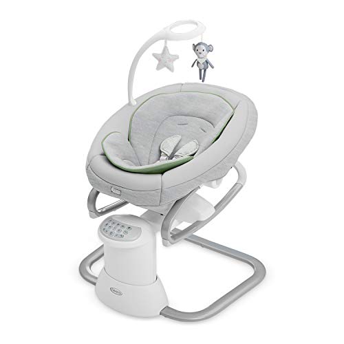 Graco Soothe My Way with Removable Rocker, Madden – Versatile Baby Swing & Portable Rocker