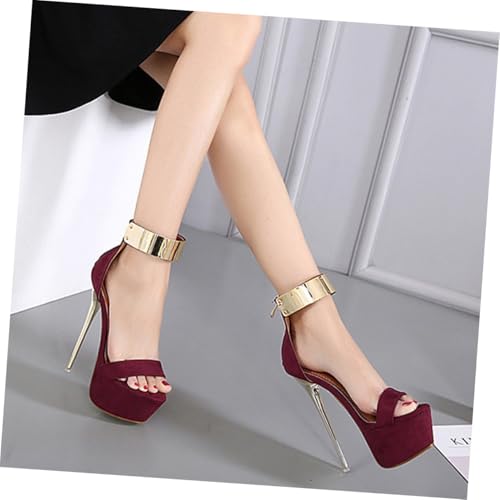 Chaussures talons hauts simples et créatives avec semelle compensée stable - 2