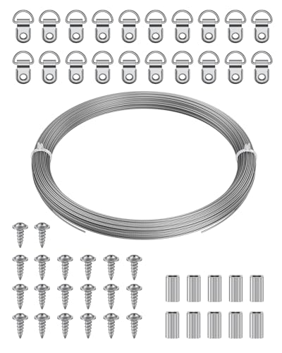Uniclife 100 Feet Picture Hanging Wire Kit