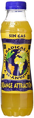 Radical - Orange attraction - Bebida refrescante de zumo de frutas con edulcorantes - 500 ml - [Pack de 12]