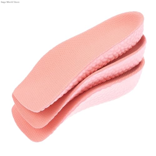 Plantillas Altura 3 pares de zapatillas deporte, almohadillas suaves espuma viscoelástica for levantar el talón, plantillas for aumentar la altura, for zapatos for hombres y mujeres(3.5CM)
