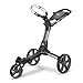 Motocaddy QB2 Golf Push Cart – Lightweight Foldable Golf Trolley, 3-Wheel Design, Easy Storage, Graphite/Black