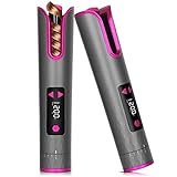 【Wellenstab Verhindert Verbrennungen Und Verwickelt Die Haare Nicht】Die Oberfläche des lockenstab kleine locken ist reich an Nanosilber, Keramikbeschichtung und Turmalin. Mehrfachschutz-Haarpflege, Dies bietet maximalen Schutz für das Haar, lassen das Haar glatter werden, einzigartige wärmeisolierende Lockenwicklerkammer, die Ihre Hände vor Oberflächenwärme schützt. Keine Verbrühungs- und Drahtwicklungsgefahr.