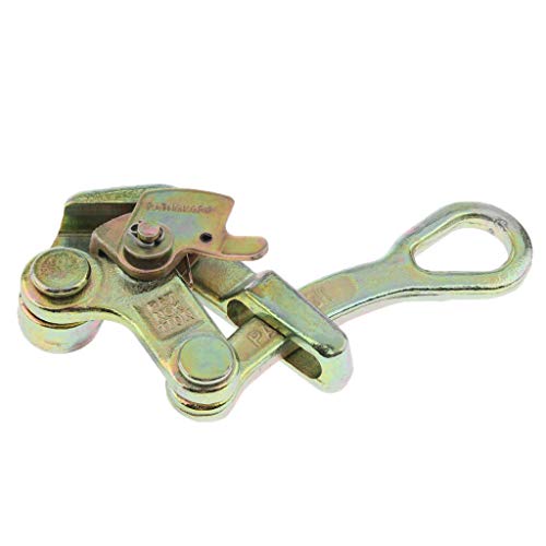 Foto von Max. Last 1 Tonnen Kabeldraht Seil Griff Isoliertes Drahtgriff Spannklemme Spanner