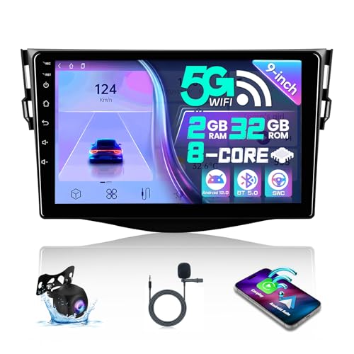 LASERTAIL 8 Core Car Stereo Radio for Toyota RAV4...