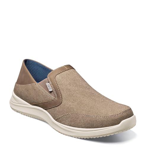 Nunn Bush Men's Conway EZ Canvas Slip-On Shoes