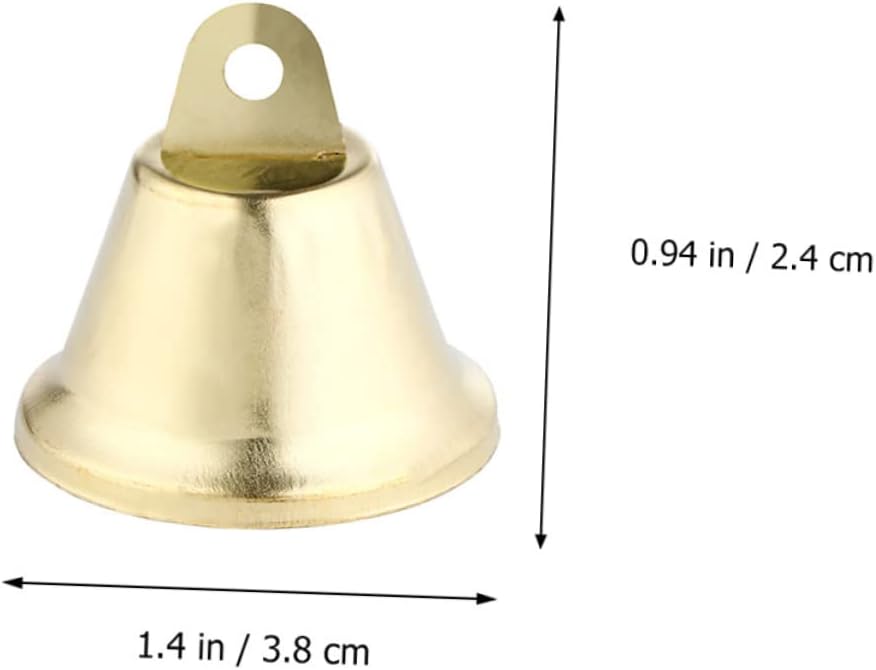 60pcs Xmas Bell Pendants Hanging Decor for Christmas Tree Home Decorations Material for Holiday Parties Crafts