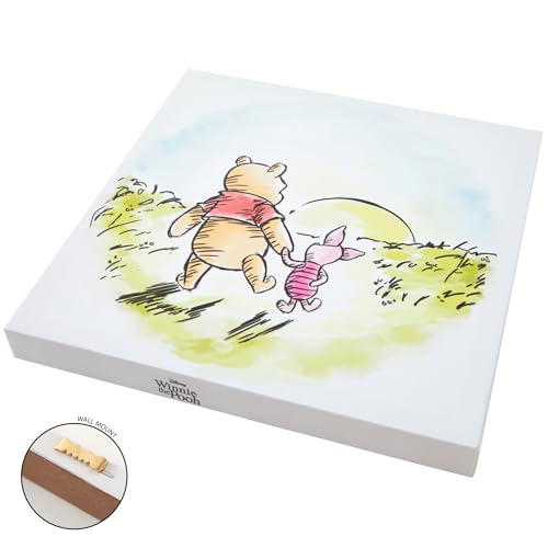 Disney Winnie the Pooh LED Canvas Wall Art,4-Pack Kids Room Decor,Light-Up Wall Hangings, Each 11"x11",Nursery & Bedroom Decoration Set by Idea Nuova - Used condition - Image 5