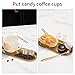 2Pack Gold Decorative Trays Bathroom Vanity Tray for Dresser Counter, Stainless Steel Jewelry Dish Cosmetics Organizer, Perfume Ring Key Candle Organizer Tray, Oval, Gold
