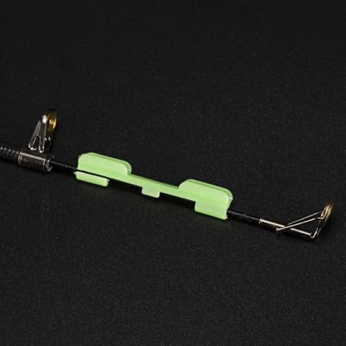 60 clips luminosos para punta de caña de pesca tamaños S/M/L miniatura 5