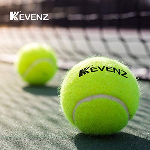 image for KEVENZ 12 Pack Competition Tennis Ball, Advanced Melton Nylon and Rubb