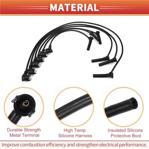 Cable de encendido de bobina para Mercury Mountaineer V6 4.0L 2001 4