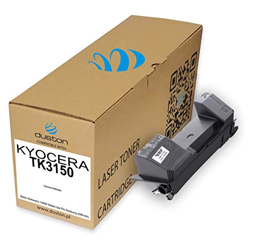 TK-3150 Toner Noir Compatible Kyocera M3540idn par Duston pack de 2