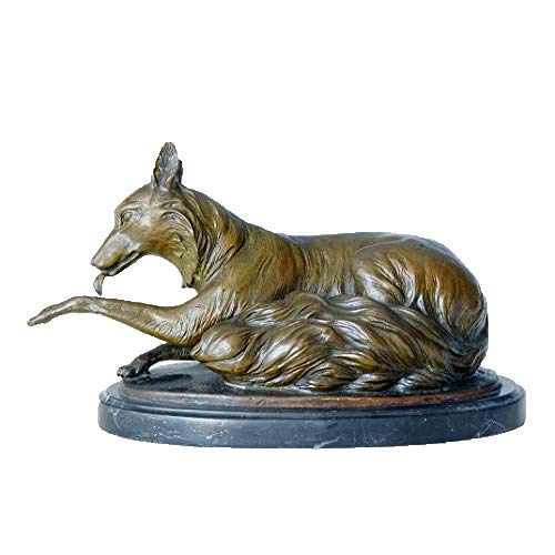 Figurine renard en bronze pour meubler un meuble vide avec élégance