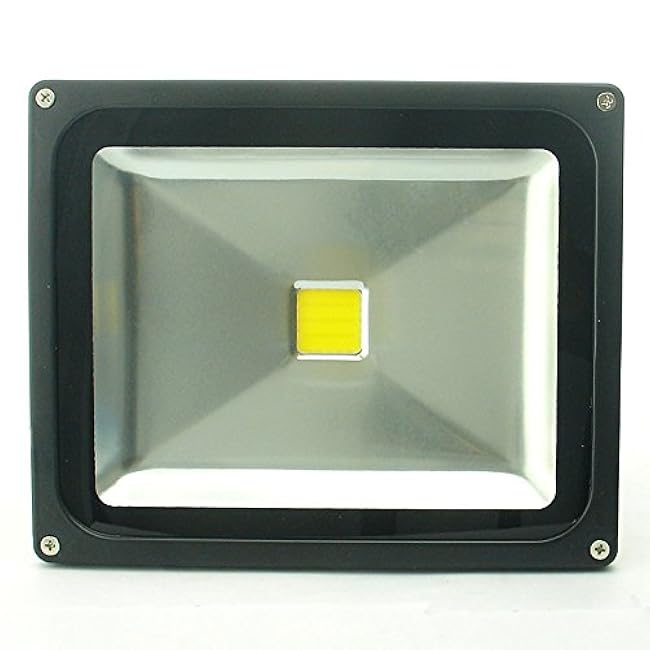 QUANS 30W Watt Cool White 12V 24V AC DC Ultra Bright LED Security Wash Flood Light Floodlight Lamp High Power Black Case Waterproof IP65 Work in The Rain Superbright 6000K, 12-24V Input Low Voltage