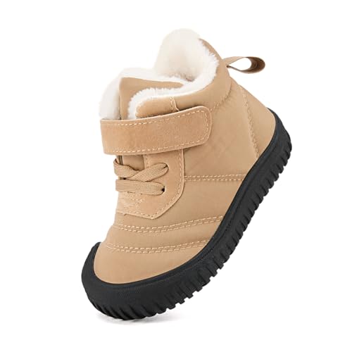BMCiTYBM Toddler Baby Snow Boots Winter Shoes Boys Girls Cold Weather Baby Faux Fur Shoes3
