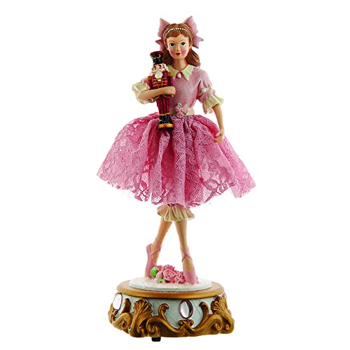 Kurt S. Adler 11.25-Inch Clara Ballet Nutcracker Musical Deco