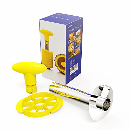 Sametech Easy Kitchen Tool Stainless Steel Fruit Pineapple Peeler Corer Slicer Cutter #TOP5