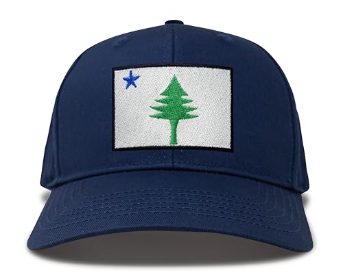 Image of International Tie State Hat for Men and Women, Adjustable Snapback Trucker Baseball Cap with Embroidered Patch