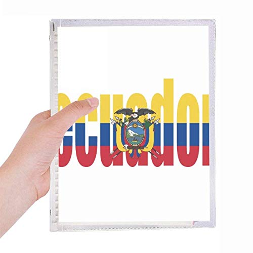 Carnet à spirales Équateur portable pour journal de voyage