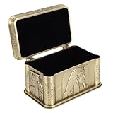 Construction en alliage de zinc: fabriqué à partir de matériau en alliage de zinc solide, cette boîte à bijoux maintient son éclat brillant et son intégrité structurelle au fil du temps, offrant une enceinte magnifique et durable pour vos accessoires précieux