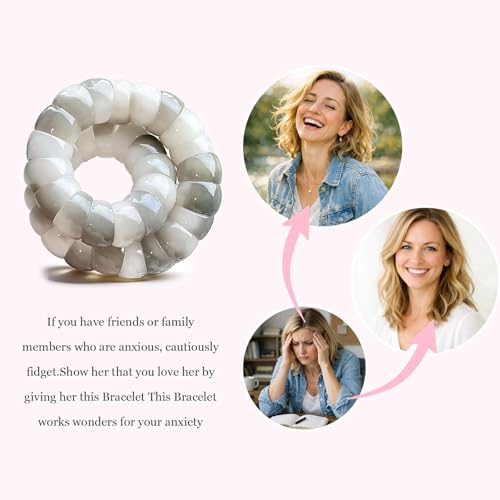 Image of Long tiantian Bodhi Fidget Bracelet for Women Natural Mudi Bodhi Seed Stretch Bracelets Protection Healing Jewelry Anxiety Relief Items