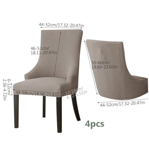 Housses de chaise extensible lot de 4 protecteurs complets - 3
