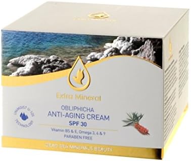 Dead Sea Products an Intensive Age Defying Cream, Anti-aging Obliphicha Cream Spf30 Moisturizing Day Cream 50 Ml (1.7fl Oz.) Enriched with Dead Sea Minerals This Is the Best SPF 30 Daily Facial Moisturizer